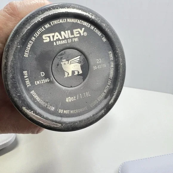 Stanley 40oz Quencher H2.0 FlowState Tumbler Handle Straw Charcoal Gray Mint - Picture 11 of 13